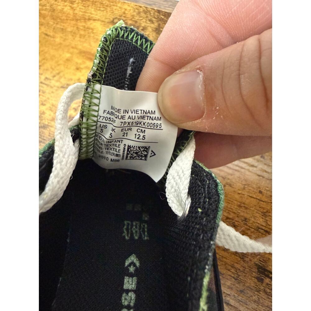 NWOB Converse All Star Little Kid Toddler 5C Camo Low Top Sneakers 770524F - Picture 6 of 6
